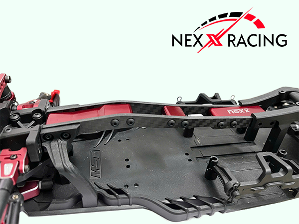 Nexx Racing MST RMX 2.5 Carbon-fiber Upper Deck (1set) - Black