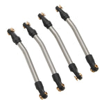 MEUS Racing 10pcs Metal High Clearance Chassis & Steering Links Set for 1/24 AX24 XC-1 RC Crawler Car