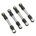 MEUS Racing 10pcs Metal High Clearance Chassis & Steering Links Set for 1/24 AX24 XC-1 RC Crawler Car