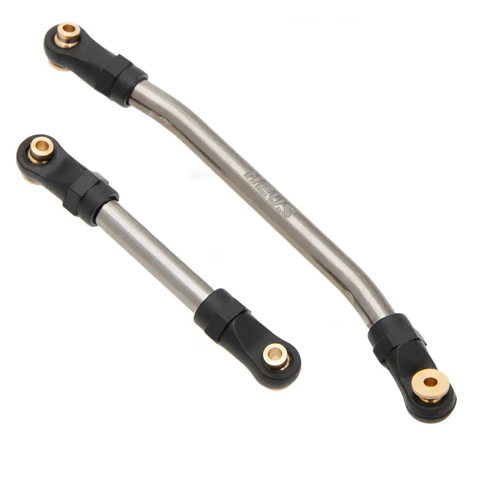 MEUS Racing 10pcs Metal High Clearance Chassis & Steering Links Set for 1/24 AX24 XC-1 RC Crawler Car