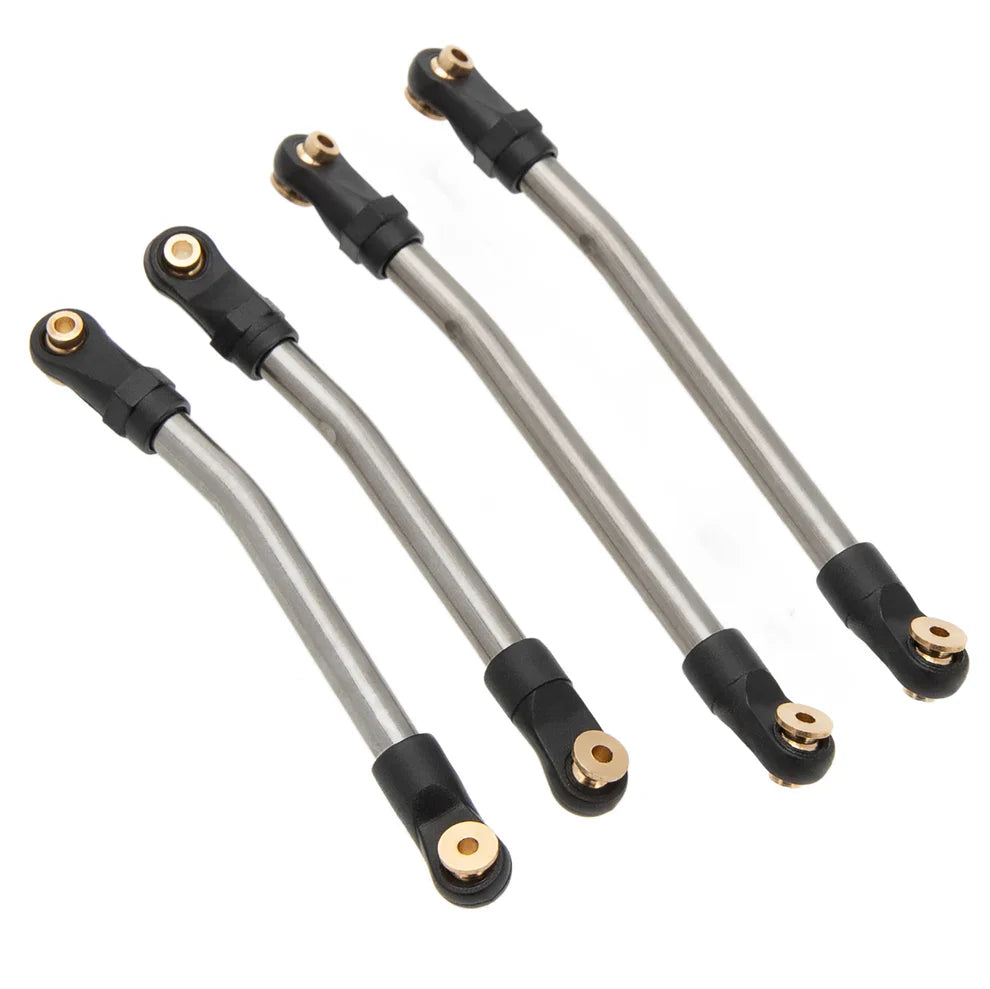 MEUS Racing Metal High Clearance Chassis & Steering Links for 1/24 SCX24 C10 Bronco Wrangler