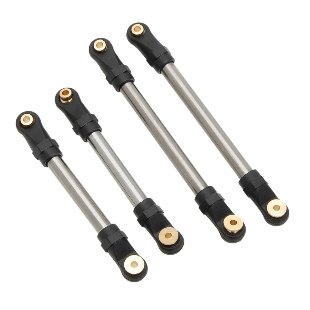 MEUS Racing Metal High Clearance Chassis & Steering Links for 1/24 SCX24 C10 Bronco Wrangler