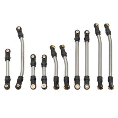 MEUS Racing Metal High Clearance Chassis Links for 1/24 SCX24 Lexus GX 470