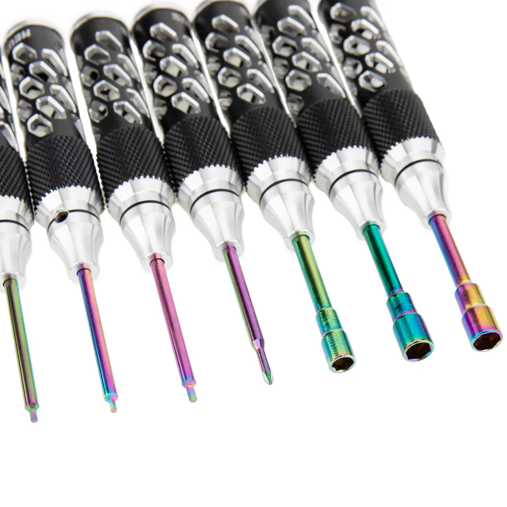 MEUS Racing RC Hex Screwdriver Phillips Screwdriver/Nut Drive Tool Set for Axial 1/24 SCX24 Traxxas 1/18 TRX4M RC Crawler