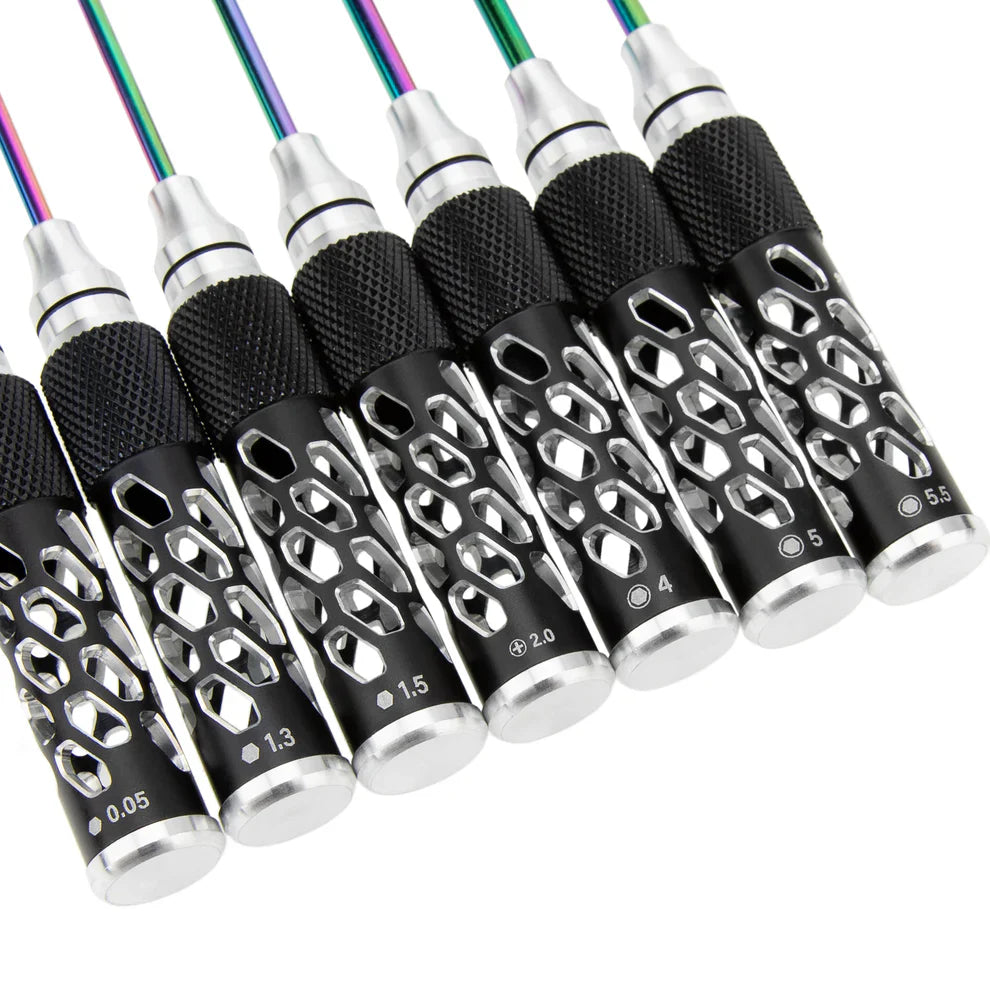 MEUS Racing RC Hex Screwdriver Phillips Screwdriver/Nut Drive Tool Set for Axial 1/24 SCX24 Traxxas 1/18 TRX4M RC Crawler