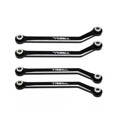 TREAL High Clearance Links - Alu 7075 Chassis Lower Linkages For 1/24 FMS FCX24 (Black) - HeliDirect