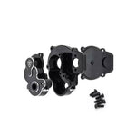 Treal Alu 7075 Transmission Gear Box Assembly Set For FMS FCX24 Power Wagon (Black) - HeliDirect