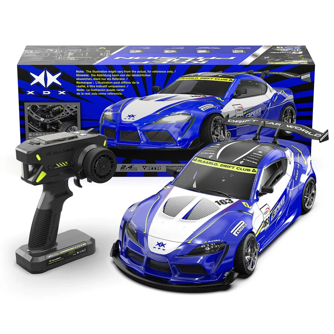 Rlaarlo 1/10 RWD RTR Brushless RC Drift Car