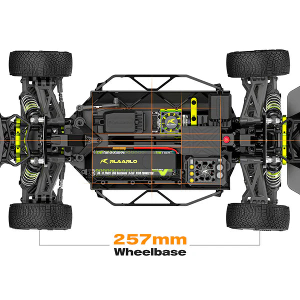 Rlaarlo 1/10 Carbon Fiber Brushless RTR 4WD RC Rally Car
