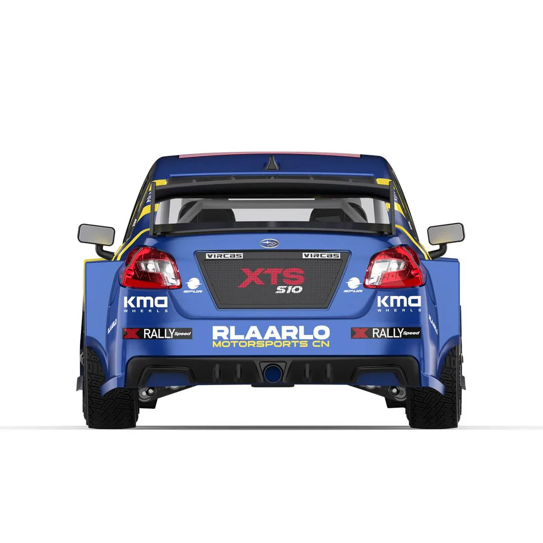Rlaarlo 1/10 Scale RTR 4WD Carbon Fiber Brushless RC Rally Car