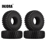 INJORA 1.0" 58*20mm All Terrain Crawl Master Tires For 1/24 RC Crawlers (4) (T1008) - HeliDirect