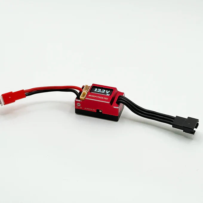 Furitek MicroPython Pro OLED – 25A/50A Brushed/Brushless ESC with Wireless Module for 1/18 & 1/24 RC Crawlers