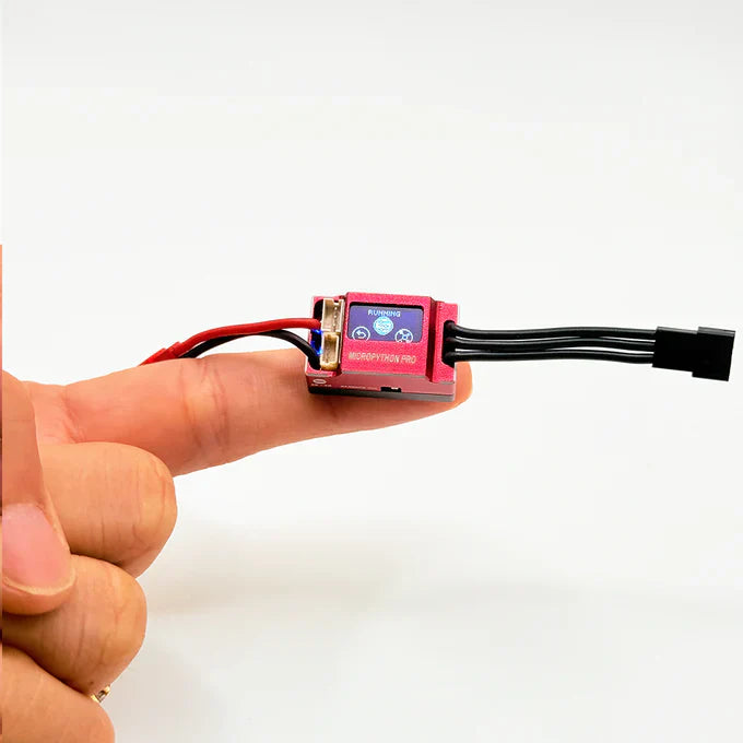 Furitek ShadowCore 2025 – OLED Brushless Power System with MicroPython Pro OLED & Cedar Inrunner for SCX24