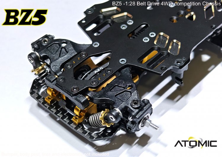 Atomic BZ5 Belt Drive 4WD Chassis Kit (No electronics)