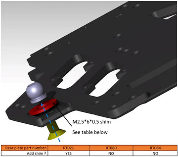 RTRC Aluminium Chassis Option RTA - HeliDirect