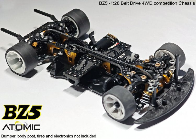 Atomic BZ5 Belt Drive 4WD Chassis Kit (No electronics)