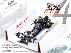 DriftART4 Factory Assembled Chassis Mini RWD Drift Chassis Compatible with 1-24 And 1-28