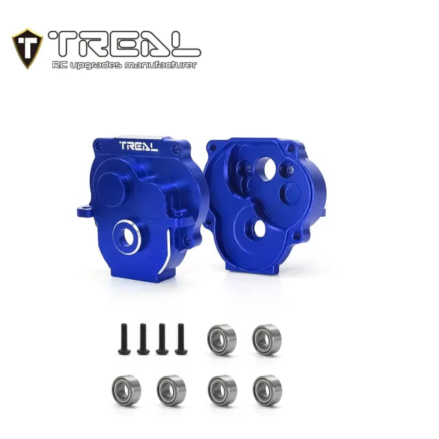 TREAL Aluminum 7075 Differential Gearbox Housings for Traxxas 1/18 TRX-4M RC Upgrade Parts - HeliDirect