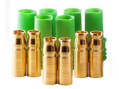 Castle Creation Polarized Bullet Connector Female Set, 4mm - HeliDirect