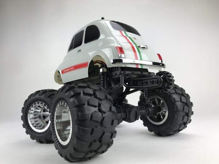 8910 Fiat Abarth 595  1/12 Scale 2WD Monster Truck Q-Series - HeliDirect