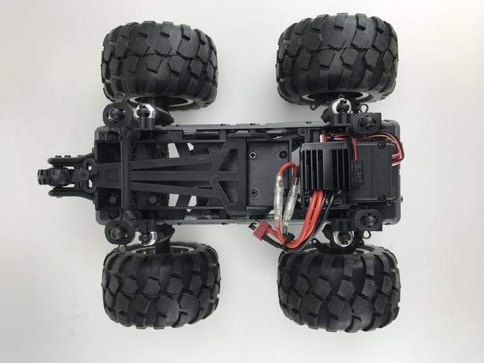 8910 Fiat Abarth 595  1/12 Scale 2WD Monster Truck Q-Series - HeliDirect