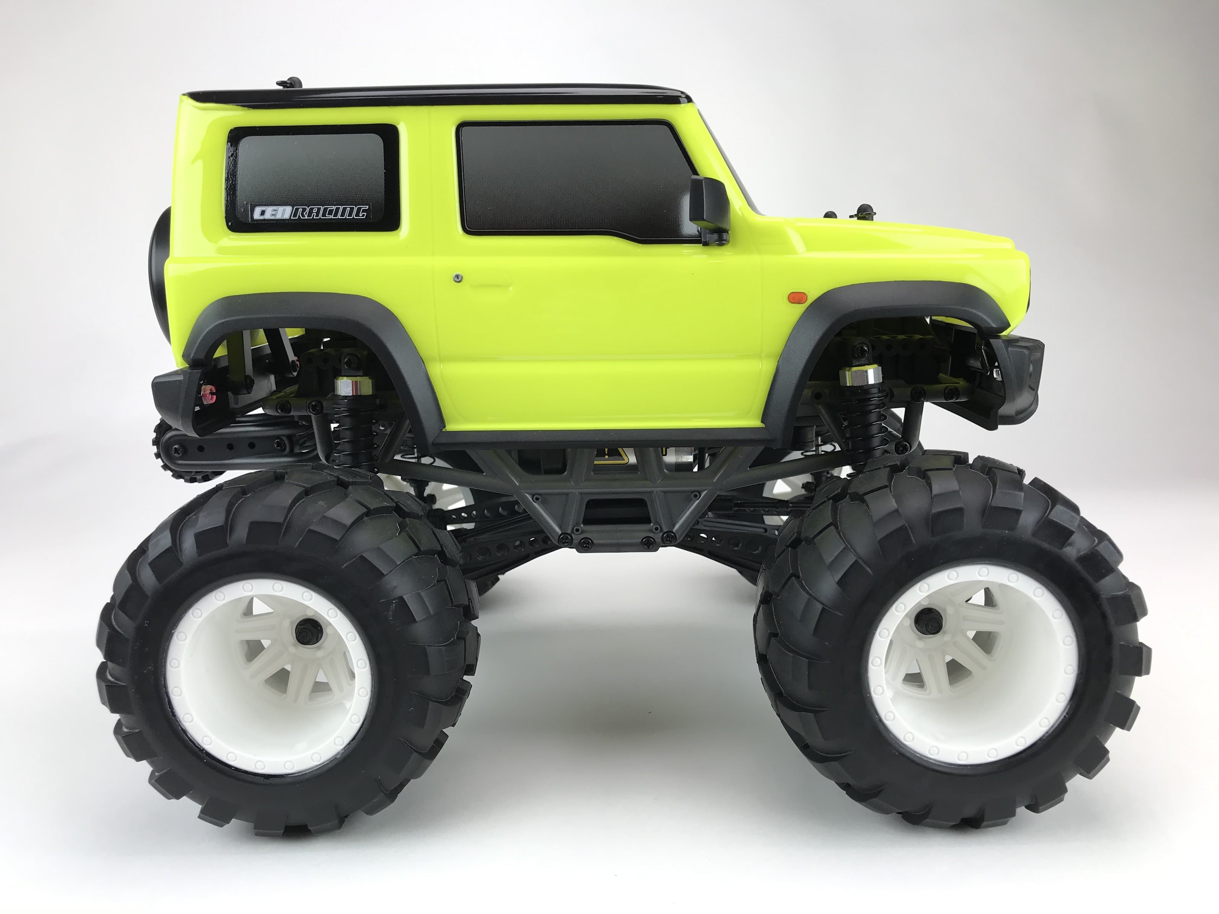 8936 Suzuki Jimny (Yellow) 1/12 Scale 2WD RTR Monster Truck Q-Series - HeliDirect