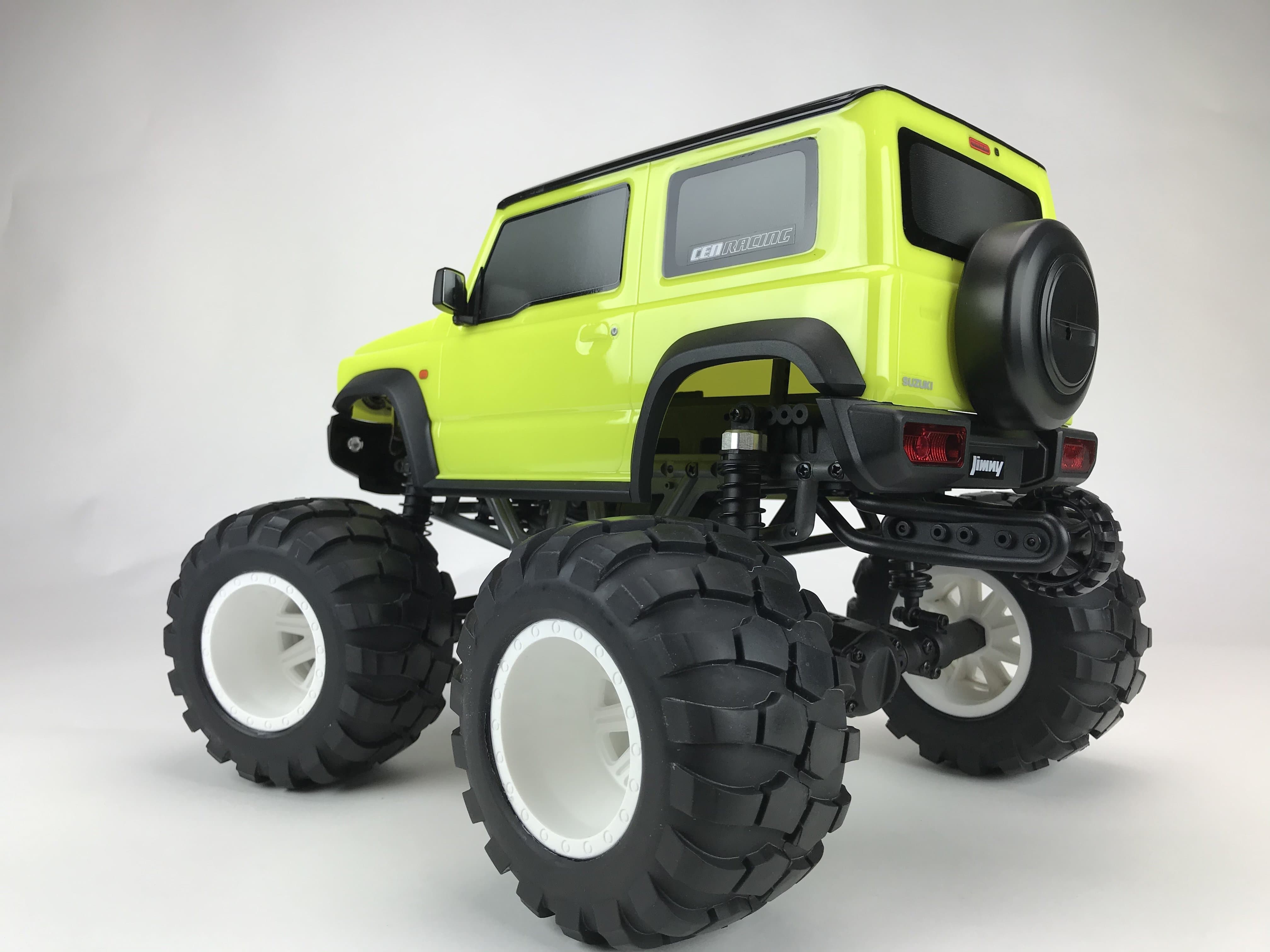 8936 Suzuki Jimny (Yellow) 1/12 Scale 2WD RTR Monster Truck Q-Series - HeliDirect