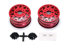 CD0601 F450 SD American Force H01 CONTRA Wheel (Red, w/ blk cap) DL-Series - HeliDirect