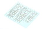 CD0962 F450 SD American Force Decal (silver) DL-Series - HeliDirect