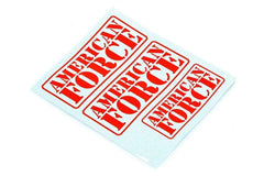 CD0963 F450 SD American Force Decal (red) DL-Series - HeliDirect