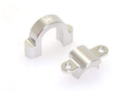 CKD0203 KAOS CNC Aluminum Steady Bearing Holder  (silver anodized) DL-Series - HeliDirect