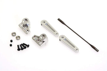 CKD0307 KAOS CNC Aluminum Sway Bar (front or rear, silver anodized) DL-Series - HeliDirect