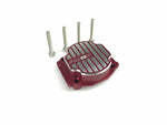 CKD0350 KAOS CNC Metal Differential Cover (Red Anodized) 1 pc Q/MT/DL Series - HeliDirect