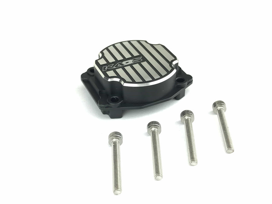 CKD0351 KAOS CNC Metal Differential Cover (Black Anodized) 1 pc Q/MT/DL Series - HeliDirect