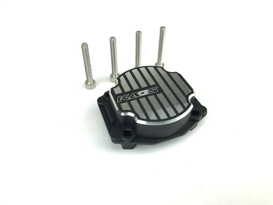 CKD0351 KAOS CNC Metal Differential Cover (Black Anodized) 1 pc Q/MT/DL Series - HeliDirect