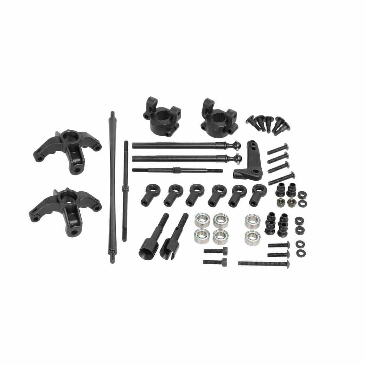 Helidirect Parts CKQ1052 275mm Wheel Base 4 Wheels Steering Conversion Kit HL150/B50 ...