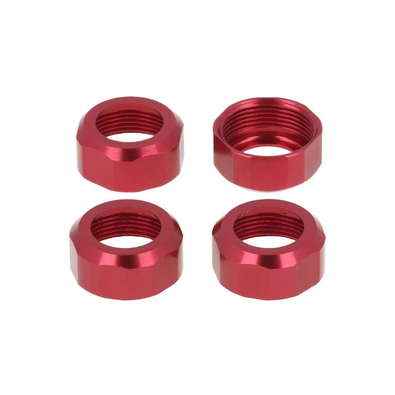 CQ0109 Shock Cap (Red Anodized) 4pcs - HeliDirect