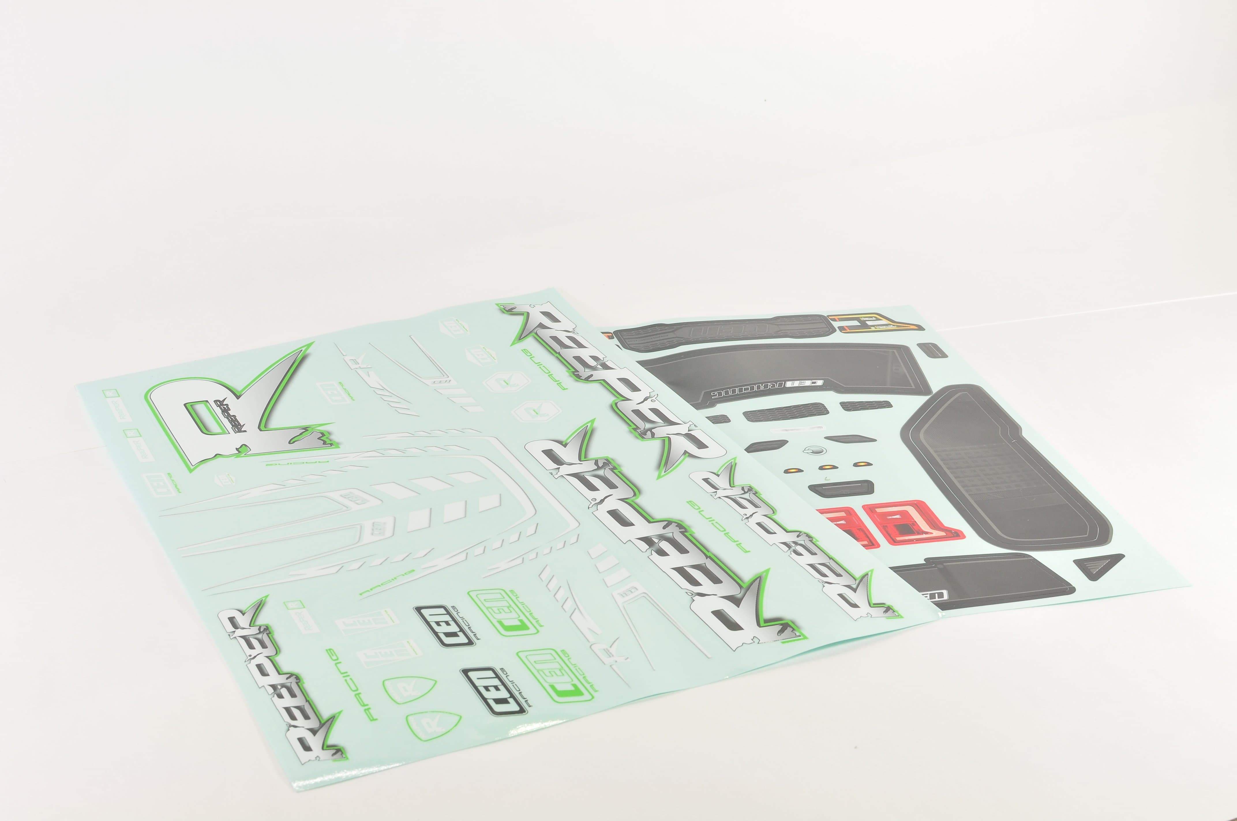 GS183 Reeper Green Decal Sheet - HeliDirect