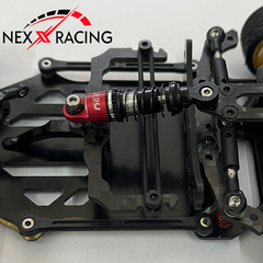 Nexx Racing Dual Spring Center Oil Shock Set - BLACK - HeliDirect