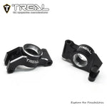 TREAL Aluminum 7075 Rear Hubs Carrier Set CNC Machined Upgrades for Arrma 1/18 GRANITE GROM - BLACK