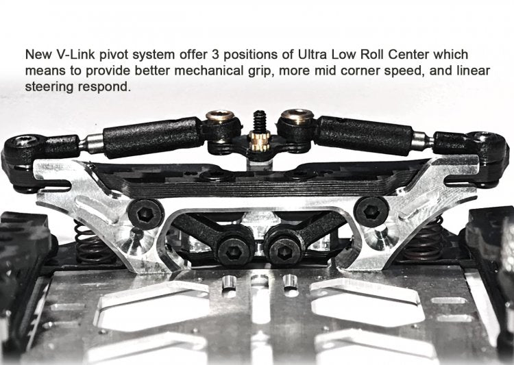 Atomic MRV 1:28 V-Link RWD Racing Chassis Kit (No Electronic)