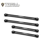 TREAL TRX-4M Lower Links Set (4pcs) Aluminum 7075 Lower Chassis 4-Links Upgrades 1/18 Scale - HeliDirect