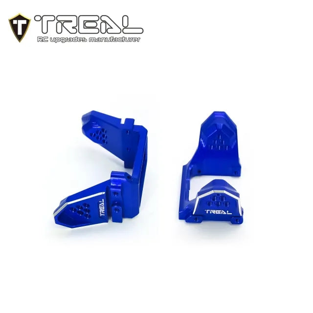 TREAL Aluminum 7075 Front & Rear Shock Mounts for TRX-4M 1/18 Upgrades Parts - HeliDirect
