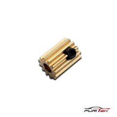 Furitek 15T 0.5M Brass Pinion for 2204 motors - HeliDirect