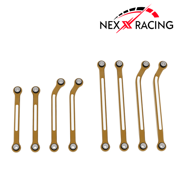 Nexx Racing CNC Alu High Clearance Links Set For TRX-4M - HeliDirect
