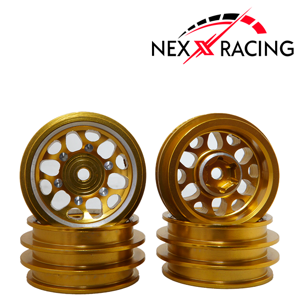 Nexx Racing CNC Alu Wheel Rims For TRX-4M - HeliDirect