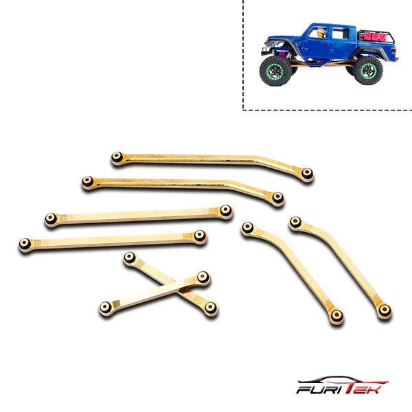 FURITEK Brass High Clearance Link Set For SCX24 GLADIATOR - HeliDirect