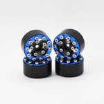 Hobby Details Axial SCX24 CNC Aluminum Screws-Style Beadlock Wheels 4pcs/set Dia 28mm, Height 14.5mm A:Blue - HeliDirect