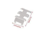 Hobby Details Axial SCX24 Stainless Steel Chassis Armor Skid Plate Guard Parts 3pcs/set - HeliDirect