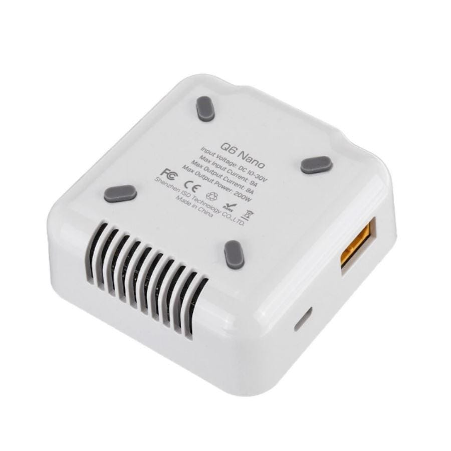 ISDT Q6 Nano BattGo 200W 8A Lipo Battery Charger - White - HeliDirect